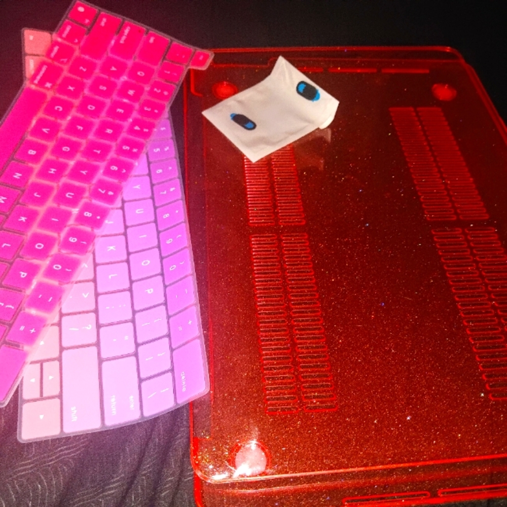 Macbook pro  13 glitter case